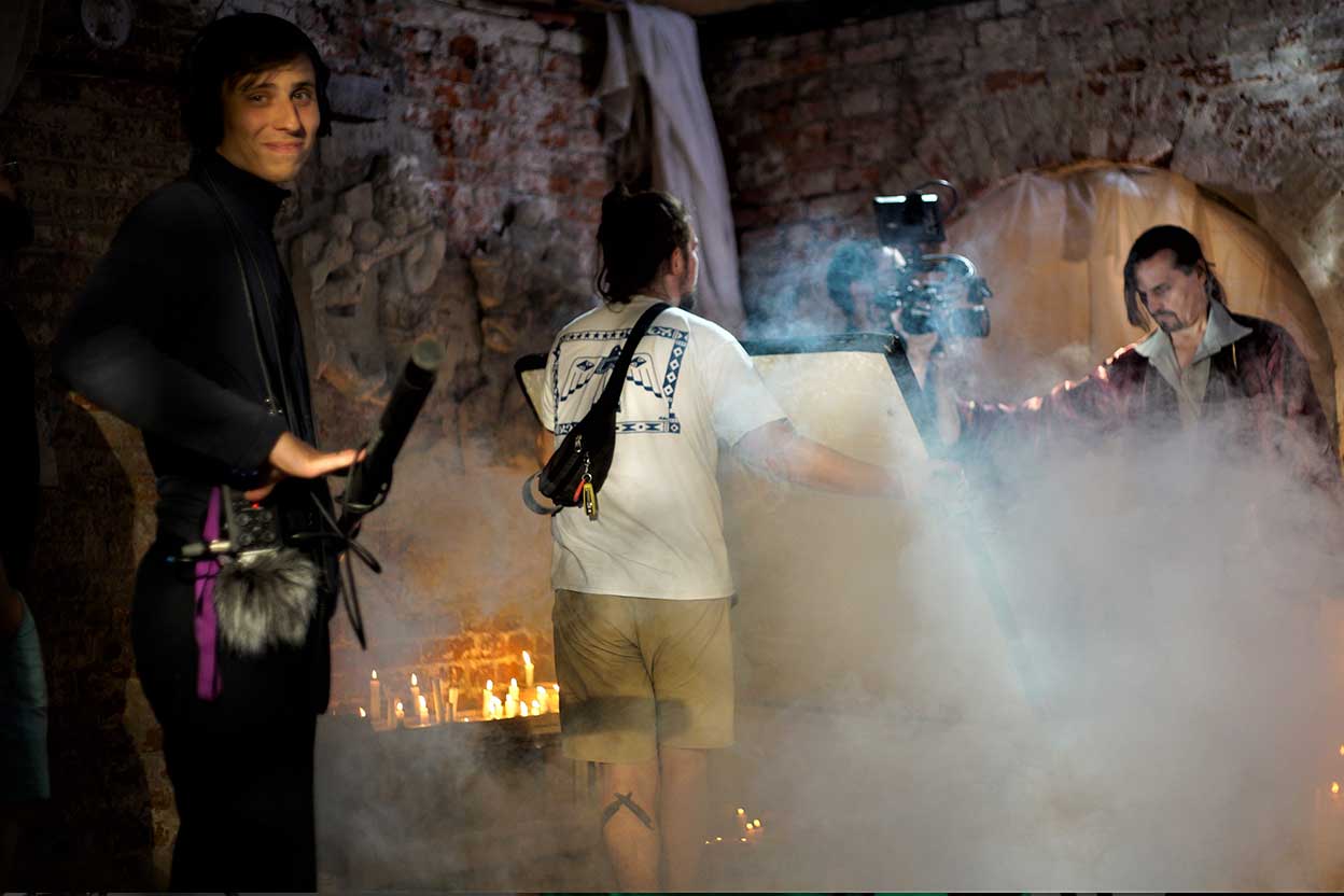 Behind the scenes of a commercial video shoot in Barcelona